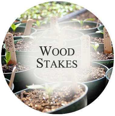 wood stakes from Dayton Garden Labels