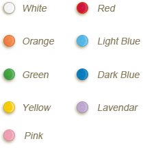 plastic pot stakes come in a variety of colors